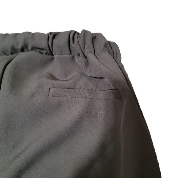 Taupe High Waist Pants With Belt M - Picture 4 of 4